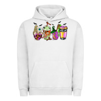 Pigment Lunar Rock Halloween coffee cups Urban Hoodie - NancyCooperArtShop