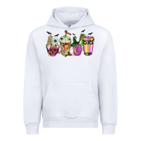 White Halloween coffee cups Urban Hoodie - NancyCooperArtShop