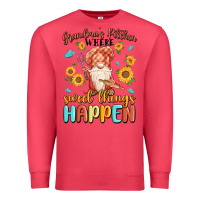 Cardinal grandma's kitchen where sweet things happen Premium Sweatshirt - MaliasSmallBusiness