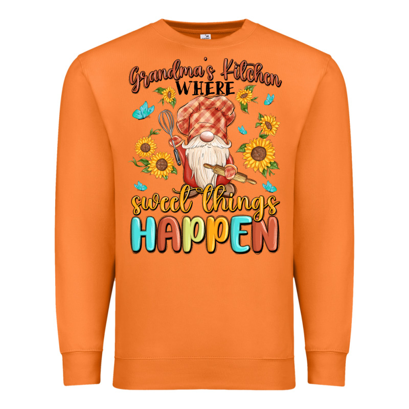 Grandma's Kitchen Where Sweet Things Happen Premium Sweatshirt by MaliasSmallBusiness | Teevron