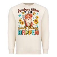 Sandshell grandma's kitchen where sweet things happen Premium Sweatshirt - MaliasSmallBusiness