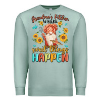Seafoam grandma's kitchen where sweet things happen Premium Sweatshirt - MaliasSmallBusiness