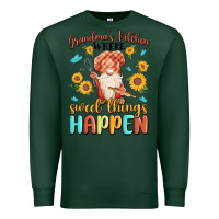 Sports Green grandma's kitchen where sweet things happen Premium Sweatshirt - MaliasSmallBusiness