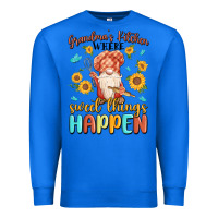 True Royal grandma's kitchen where sweet things happen Premium Sweatshirt - MaliasSmallBusiness