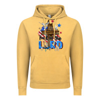 Vintage Mustard trust in the lord Vintage Hoodie - Zillion Design Studio