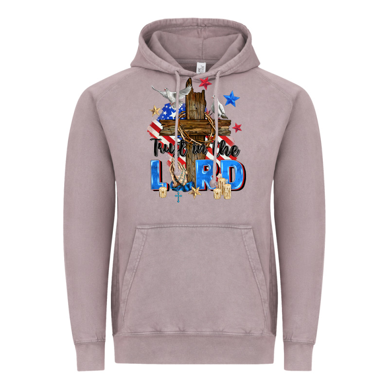 Trust In The Lord Vintage Hoodie by Zillion Design Studio | Teevron