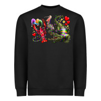 Black mardi gras Heavyweight Sweatshirt - RacoonDesign
