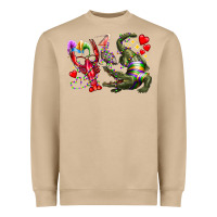 Mushroom mardi gras Heavyweight Sweatshirt - RacoonDesign