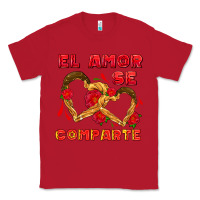 Red el amor se comparte with churros Classic Tee - AdoDesignShop