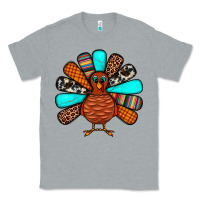 Heather Grey Thanksgiving Turkey Classic Tee - JahusDesignShop