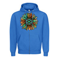 True Royal thanksgiving fall sunflower Zipper Hoodie - Jasminsmagicworld