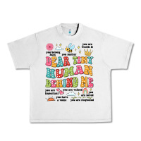Lunar Rock customized teacher dear tiny human behind me back Urban Heavy Tee - JahusDesignShop