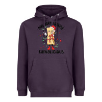 Plum out here looking tamalicious christmas tamale Heavyweight Hoodie - MaliasSmallBusiness