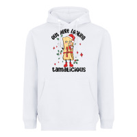 Out Here Looking Tamalicious Christmas Tamale Heavyweight Hoodie | Teevron