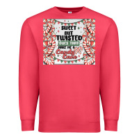 Cardinal sweet but twisted does that make me a candy cane Premium Sweatshirt - MaliasSmallBusiness