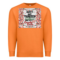 Carrot sweet but twisted does that make me a candy cane Premium Sweatshirt - MaliasSmallBusiness