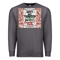 Charcoal Heather sweet but twisted does that make me a candy cane Premium Sweatshirt - MaliasSmallBusiness