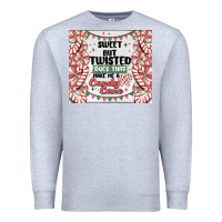 Heather Grey sweet but twisted does that make me a candy cane Premium Sweatshirt - MaliasSmallBusiness