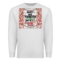 Oatmeal Heather sweet but twisted does that make me a candy cane Premium Sweatshirt - MaliasSmallBusiness