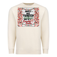 Sandshell sweet but twisted does that make me a candy cane Premium Sweatshirt - MaliasSmallBusiness
