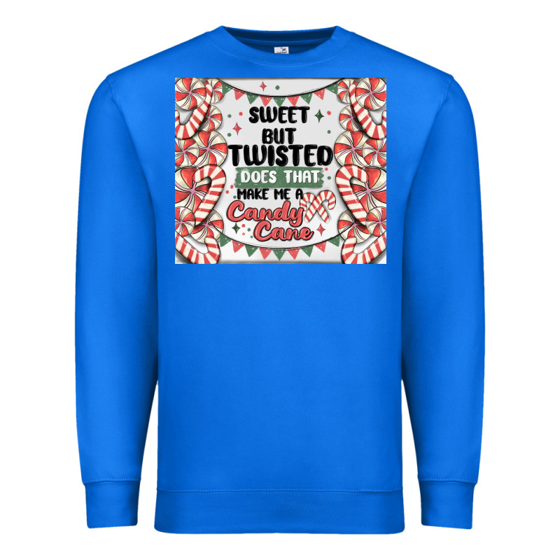 Sweet But Twisted Does That Make Me A Candy Cane Premium Sweatshirt by MaliasSmallBusiness | Teevron