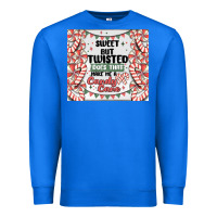 True Royal sweet but twisted does that make me a candy cane Premium Sweatshirt - MaliasSmallBusiness