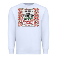 White sweet but twisted does that make me a candy cane Premium Sweatshirt - MaliasSmallBusiness