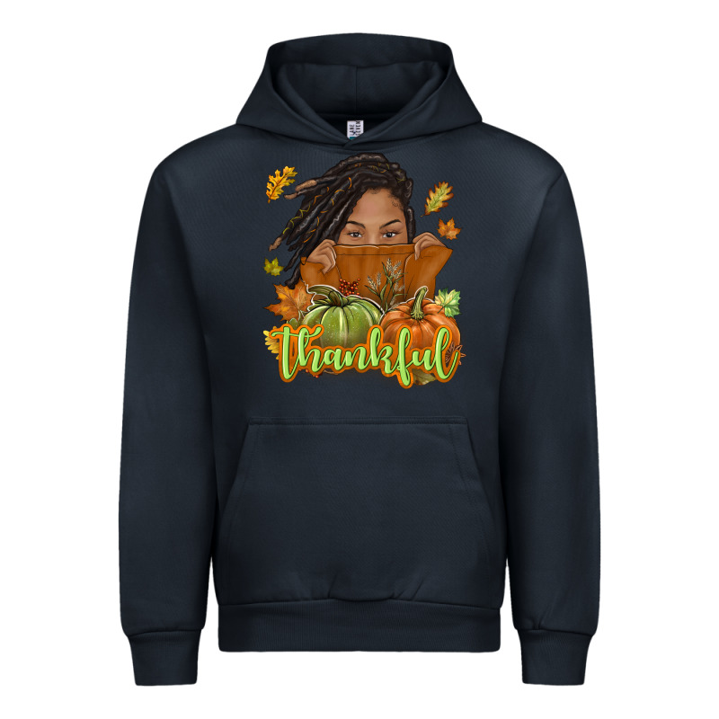 Thankful Fall With Black Girl Urban Hoodie by NancyCooperArtShop | Teevron