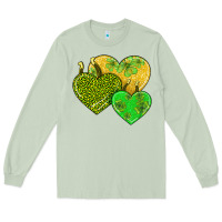 Matcha st patricks day hearts Long Sleeve Tee - AdoDesignShop