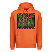 Carrot dead inside but it's Christmas dancing skeletons Premium Hoodie - BarkalooDesign