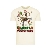 Vintage Arctic merry christmas deer skeleton Vintage Tee - FaDigitalArtStudio