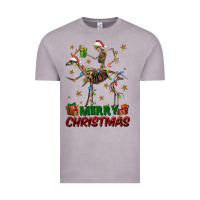 Vintage Zinc merry christmas deer skeleton Vintage Tee - FaDigitalArtStudio