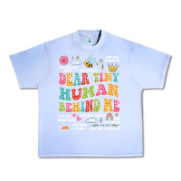 Grape Ice customized teacher dear tiny human behind me back Urban Heavy Tee - JahusDesignShop