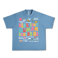 Pebble Blue customized teacher dear tiny human behind me back Urban Heavy Tee - JahusDesignShop