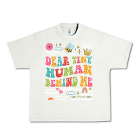 Pistachio customized teacher dear tiny human behind me back Urban Heavy Tee - JahusDesignShop