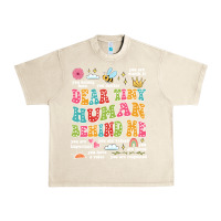 Sandshell customized teacher dear tiny human behind me back Urban Heavy Tee - JahusDesignShop