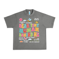 Tornado customized teacher dear tiny human behind me back Urban Heavy Tee - JahusDesignShop