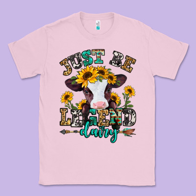Just Be Legend Dairy Heifer Classic Tee Designed By Jasminsmagicworld