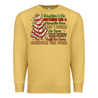 Antique Gold sketchy stuff for some christmas tree cakes Premium Sweatshirt - MaliasSmallBusiness