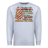Heather Grey sketchy stuff for some christmas tree cakes Premium Sweatshirt - MaliasSmallBusiness