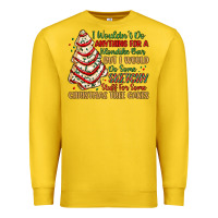 Lemon sketchy stuff for some christmas tree cakes Premium Sweatshirt - MaliasSmallBusiness