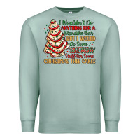 Seafoam sketchy stuff for some christmas tree cakes Premium Sweatshirt - MaliasSmallBusiness