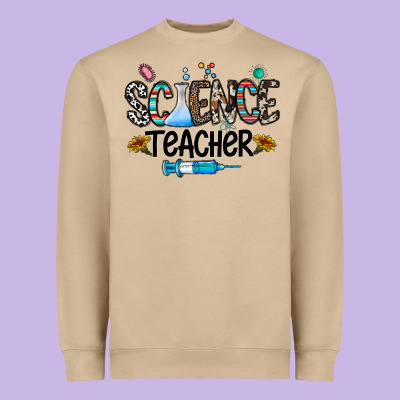Science Teacher Heavyweight Sweatshirt Designed By Cowhidedigitalart
