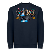 Navy science teacher Heavyweight Sweatshirt - CowhideDigitalArt