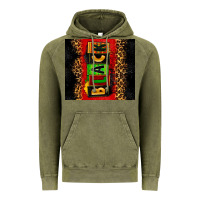 Vintage Olive Black Vintage Hoodie - Zillion Design Studio
