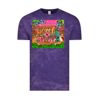 Cloud Purple beach babe Vintage Tee - HRA Design Shop