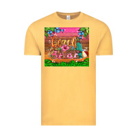 Vintage Mustard beach babe Vintage Tee - HRA Design Shop