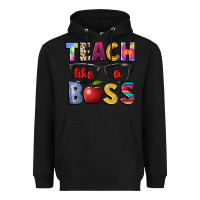 Black teach like a boss Heavyweight Hoodie - NancyCooperArtShop