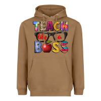 Toasted Coconut teach like a boss Heavyweight Hoodie - NancyCooperArtShop