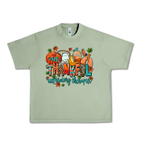 Oil Green one thankful respiratory therapist Urban Heavy Tee - AdoDesignShop